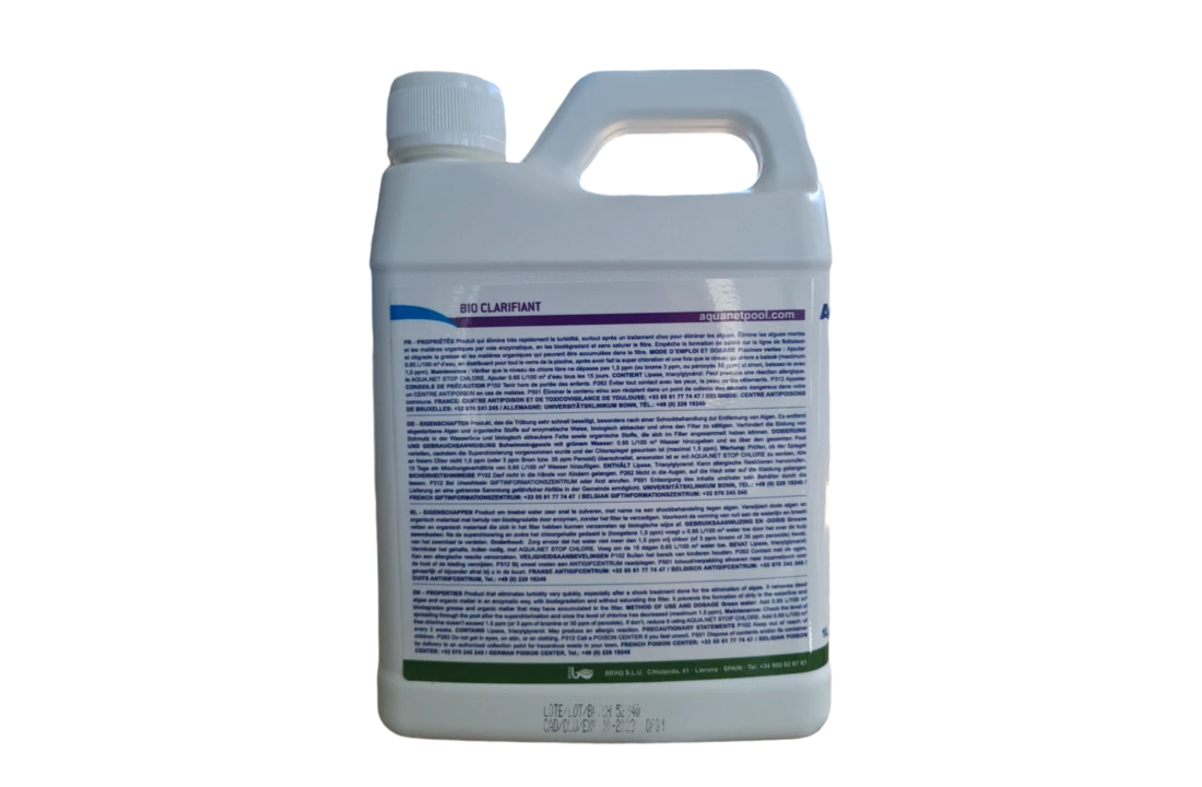 AQUANET - PISCIMAR Bio Clarifiant - Biologisch Klaringsmiddel 1 Liter 5 AQUANET - PISCIMAR Bio Clarifiant - Biologisch Klaringsmiddel 1 Liter - Afbeelding 3