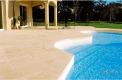 Dallas De France Sahara Randstenen - Vlak - Hoek 150º -Zwembad Verkoopwinkel dallas de france sahara randstenen vlak hoek 150o 1