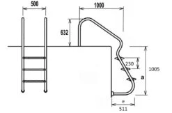Flexinox Easy Access Zwembadtrap 3-treden AISI 316 -Zwembad Verkoopwinkel flexinox easy access zwembadtrap 3 treden aisi 316 3