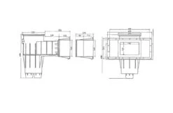 Hayward Hayward Skimmer Premium / Cofies Antraciet Grijs Voor Liner Zwembaden Grote Opening -Zwembad Verkoopwinkel hayward hayward skimmer premium cofies antraciet g 4