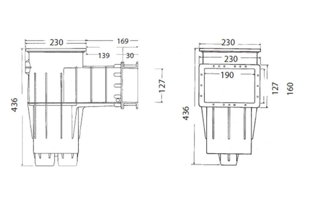 Hayward Hayward Skimmer Premium / Cofies Wit Voor Liner Zwembaden Kleine Opening 4 Hayward Hayward Skimmer Premium / Cofies Wit Voor Liner Zwembaden Kleine Opening - Afbeelding 2