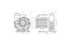 Jet Vag Jet Vag Jetstreampomp 3PK 400V 80m3 Per Uur -Zwembad Verkoopwinkel jet vag jet vag jetstreampomp 3pk 400v 80m3 per uu 2