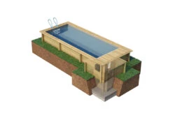 Proswell Houten Zwembaden Houten Urban Stadszwembad 6.00 X 2.50 X 1.33 Met Automatisch Rolluik -Zwembad Verkoopwinkel proswell houten zwembaden houten urban stadszwemba 11