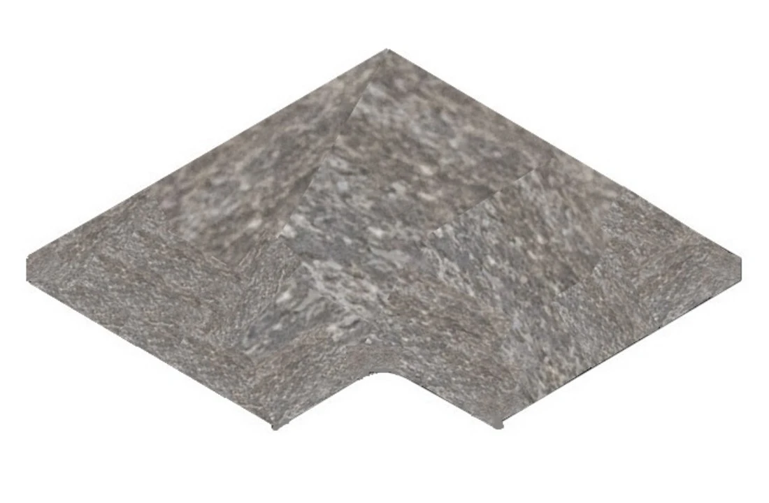 Terato Binnenhoek Belgische Blauwe Hardsteen Gebrand Afgeronde Neus 3 Terato Binnenhoek Belgische Blauwe Hardsteen Gebrand Afgeronde Neus