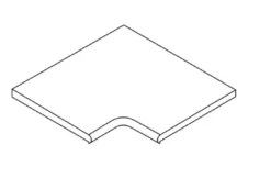 Terato Binnenhoek SD Black Afgeronde Neus