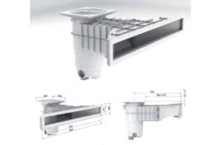 Weltico Weltico Skimmer A800 Hoogwaterlijn Wit - Prefab En Paneelbaden -Zwembad Verkoopwinkel weltico weltico skimmer a800 hoogwaterlijn wit pre 3